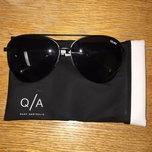 Quay Black Sunglasses Great Condition